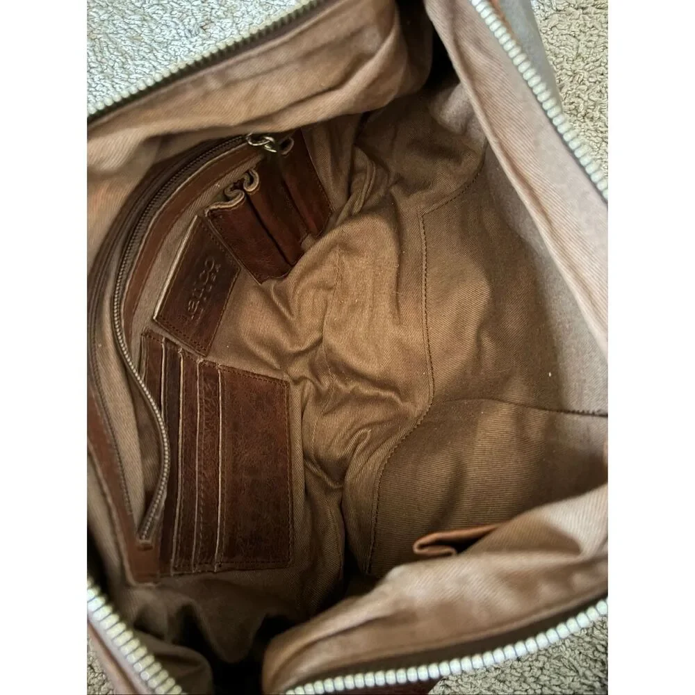 Latico Brown Leather Crossbody Bag - Picture 8 of 11